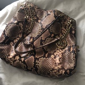 Snake design Michael Kors bag